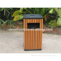 Wooden garbage can garbage waste bin outdoor trash bin
